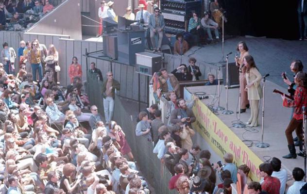 Dženisa Džoplina uzstājas Monterejas popfestivālā. Montereja, 17.06.1967.