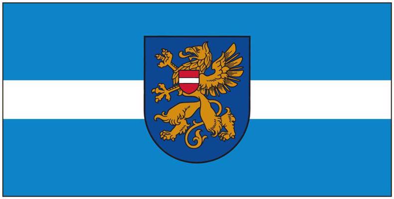 Rēzeknes pilsētas karogs.