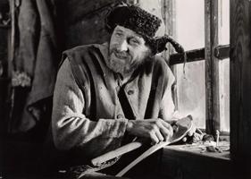 Edgars Liepiņš Klibā Jurkas lomā filmā “Puika”. 1977. gads.
