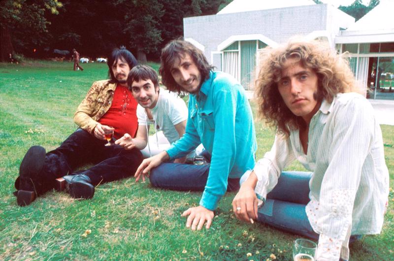 The Who. No kreisās: Džons Entvistls, Kīts Mūns, Pīts Taunzends un Rodžers Doltrijs. Lielbritānija, 07.1971.