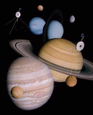 20. gadsimta 70. un 80. gados divas Voyager zondes pētīja Saules sistēmas milzu planētas. 17.02.2007.