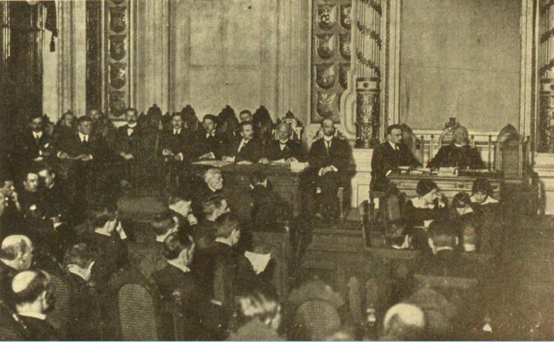 Latvijas Tautas padomes plenārsēde. Izdevums “Ilustrēts Žurnāls”, Nr. 1 (01.05.1920.)