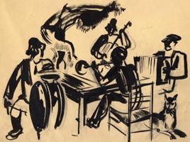 Romans Suta. "Lauku muzikanti". 1928.–1934. gads.