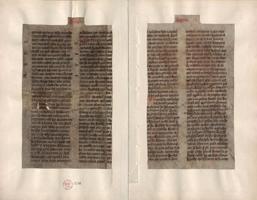Atvērums no Karalienes Sofijas Bībeles rokraksta (Biblia Królowej Zofii), ap 1450. gadu.