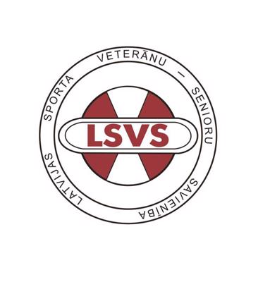 Latvijas Sporta veterānu-senioru savienības logo.
