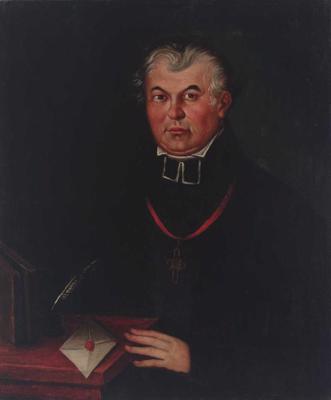 Adams Galdiks. Konstantina Sirvīda portrets. 20. gs. Audekls, eļļa. 82 x 68,5 cm. Kopija.
