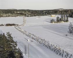 Distanču slēpošanas sacensības Finlandia-hiihto. Somija, visticamāk 2016. gads.