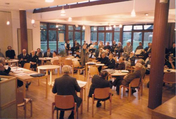 Latvijas Atjaunošanas komitejas Eiropas centra sēde latviešu centrā Minsterē. Vācija, 10.1986.