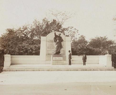 Karela Havlīčeka-Borovska piemineklis. Čikāga, 1911. gads.