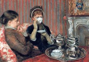 Mērija Kasata. "Tējas tase". 1880. gads.