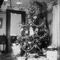 Ziemassvētku egle 20. gs. sākumā Deitonā, Amerikas Savienotajās Valstīs.