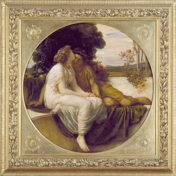 Mākslinieka Frederika Leitona (Frederic Leighton) ilustrācija, kas tapusi 1868. gadā, iedvesmojoties no Katulla poēmā "Acme un Septimus" aprakstītās idilliskās mīlestības.