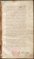 Leona Batistas Alberti manuskripta “Ēzopa fabulas” pirmā lapa. 15. gs.