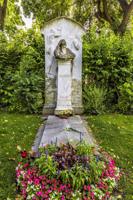 Johannesa Brāmsa kaps Vīnes Centrālajā kapsētā. Austrija, 2016. gads.