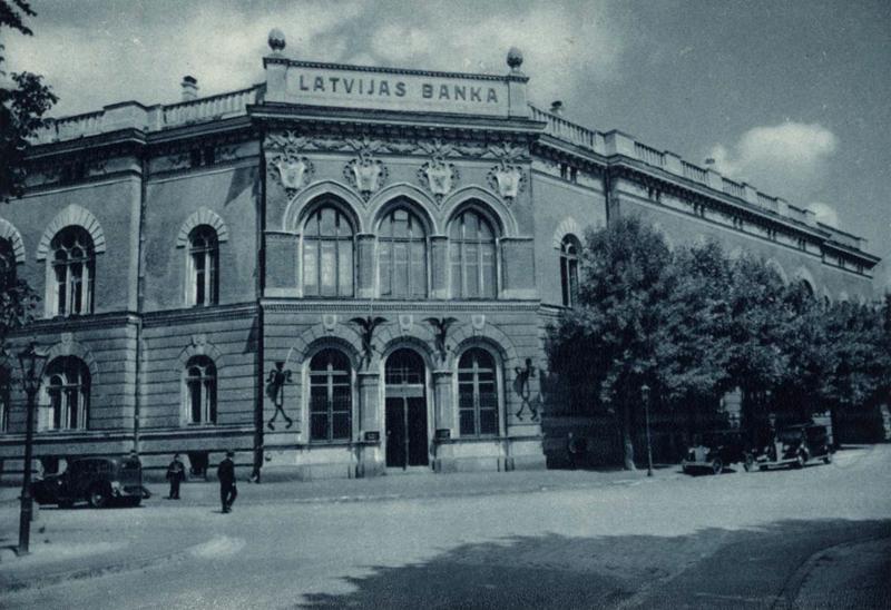 Latvijas Banka. Rīga, 1940. gads.