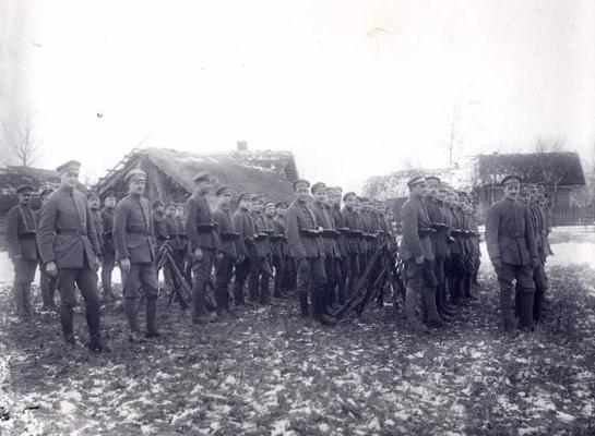 Landesvēra karavīru grupa. 1919. gada sākums.