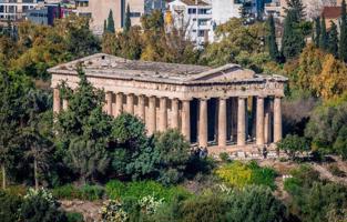 Hēfaista templis. Atēnas, Grieķija, 2018. gads.