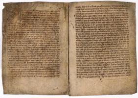 Atvērums manuskriptā Codex Wormianus. 1340.–1370. gads.