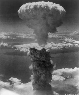 Atombumbas sprādziens. Nagasaki, Japāna, 09.08.1945.