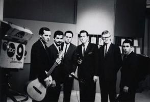 Ansamblis "Čikāgas piecīši" Denveras televīzijā. ASV, 21.05.1964.