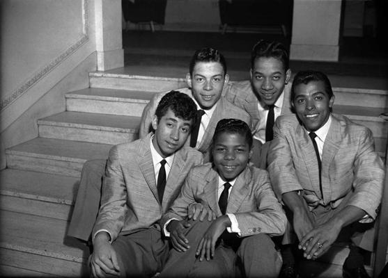 Grupa Frankie Lymon &amp; The Teenagers. 1957. gads.