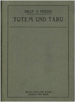 Zigmunda Freida darba “Totēms un tabu” (Totem und Tabu, 1913) vāks.
