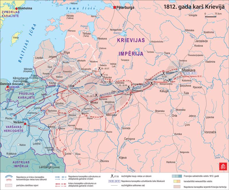 1812. gada karš Krievijā.