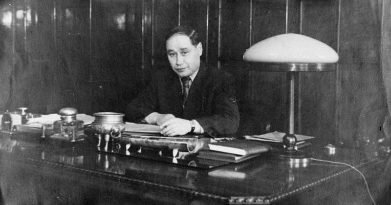 Latvijas PSR iekšlietu tautas komisārs Alfons Noviks. Rīga, 1940. gads.