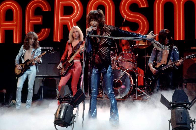 Rokgrupa Aerosmith uzstājas Midnight Special TV šovā. Losandželosa, 24.11.1978.