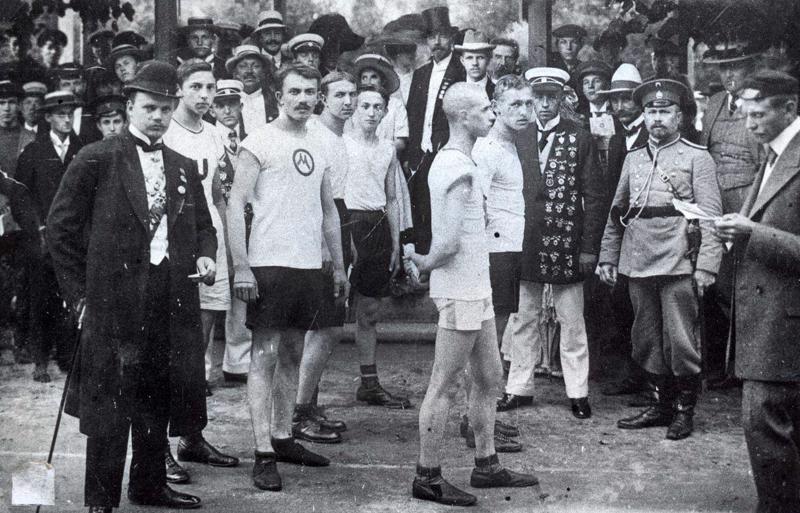 Centrā sporta biedrības "Marss" biedrs Alfrēds Ruks, 1912. gads.