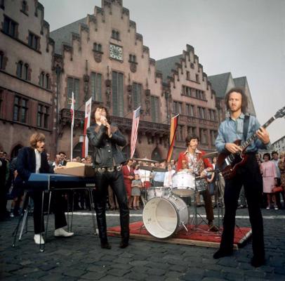 The Doors koncertē pie Frankfurtes rātsnama Römer. 13.09.1968.