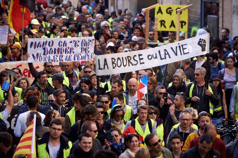 Darba svētku demonstrācija Tulūzā. Francija, 01.05.2019. 