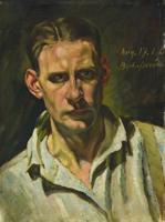 Eduards Lindbergs. "Pašportrets". 1917. gads.