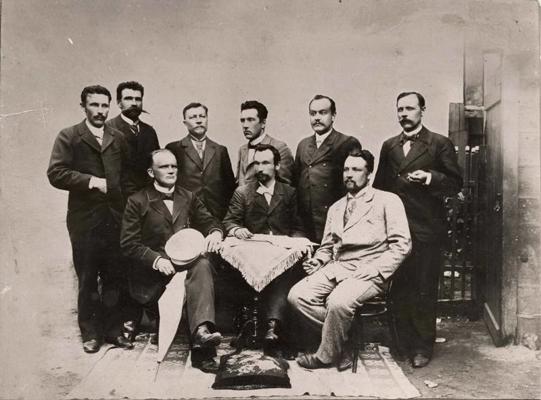 Almanaha "Jaunā Raža" veidotāji. 1890.–1900. gads.