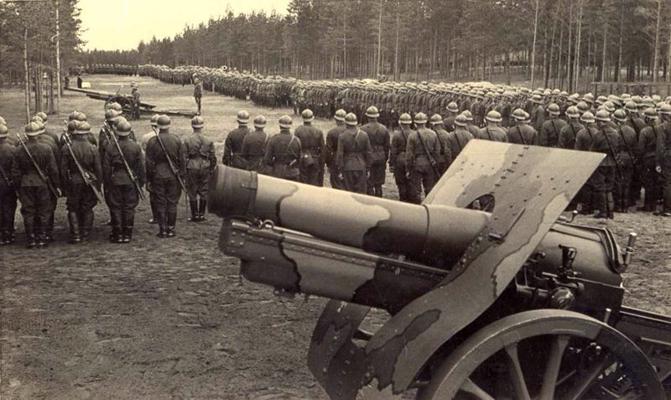 Vidzemes artilērijas pulka gadasvētki. Lilastes poligons, 19.07.1939.